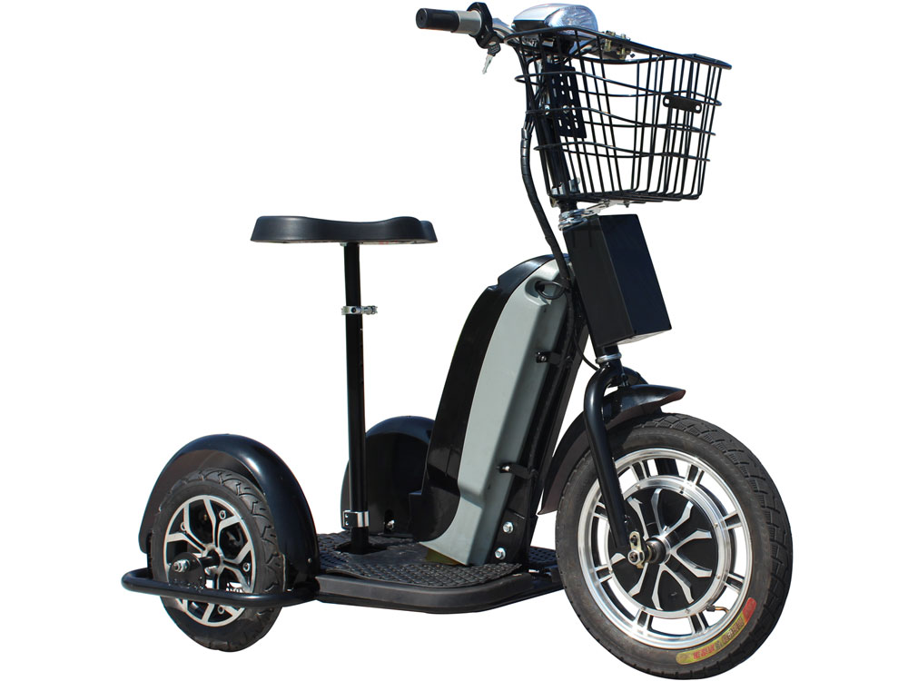 Moto Tec Electric Trike 3 Wheel 48v 800W Chariot Segway
