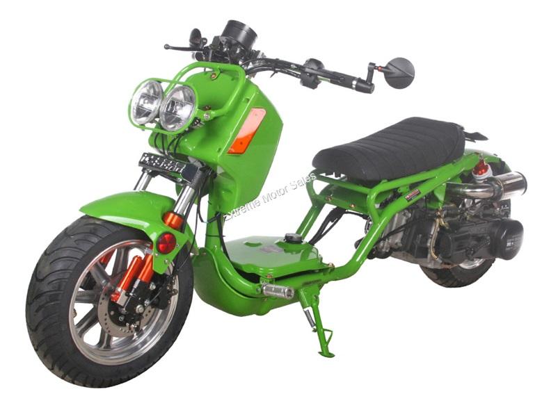 Pitbull PMZ150 21 150cc Lowered Stretched Gas Scooter Ruckus V4