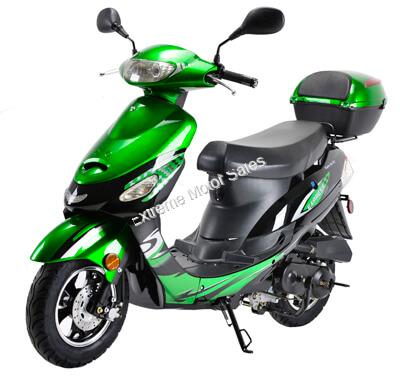 Gator 50-S3 50cc 4 Stroke Moped Scooter 49cc Electric Start with Trunk > 50cc  Scooters > Extreme Motor Sales, Inc