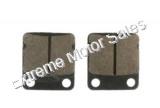 Front disc brake pads for a wide variety of 50cc, 125cc, 150cc and 250cc scooters