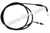 Throttle Cable Size 65" for full-size scooters. Sleeve Length: 65", Overall: 74"