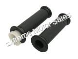 Replacement plastic throttle tube for 7/8" (22mm) handlebars with grips