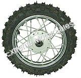 Dirt Bike 10 inch front wheel assembly with 4 bolt mounting pattern