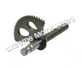 Kick Starter Shaft and Gear for 50cc 2-stroke Minarelli 1PE40QMB Jog engine