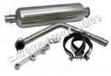 YMS V8 Stainless Steel Performance Exhaust for 150cc and 125cc GY6