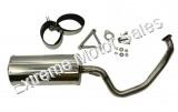 Universal Stainless Performance Exhaust For Bintelli Havoc GY6 Znen
