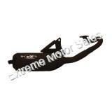 YMS V8 performance exhaust for Yamaha BWS 100 in flat black finish