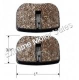 Rear Brake Pads for Torpedo Shark and Trailmaster Mini XRX Karts