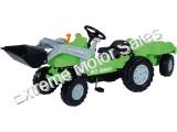 Big Jimmy Loader plus Trailer Tractor Pedal Power Kids Toy