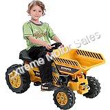 Kalee Pedal Power Tractor with Dump Bucket Kids Toy