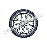 Coolster M-125 Dirt Bike 12 inch Front Wheel Assembly 70/100-17