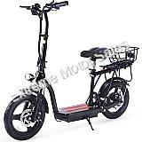 MotoTec Cruiser 48v 350w Lithium Electric Scooter with Basket