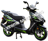 Italica Rayo 150cc Scooter Black Green