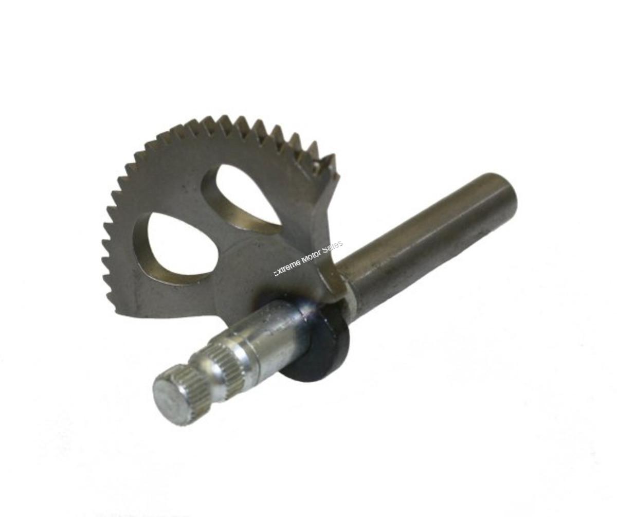 Kick Starter Shaft and Gear for 50cc 2stroke Minarelli 1PE40QMB Jog