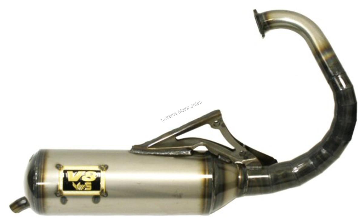 Extreme Motor Sales Inc Muffler Exhaust Yms V8 Round 29mm Performance Exhaust For Honda Dio Sr Kymco