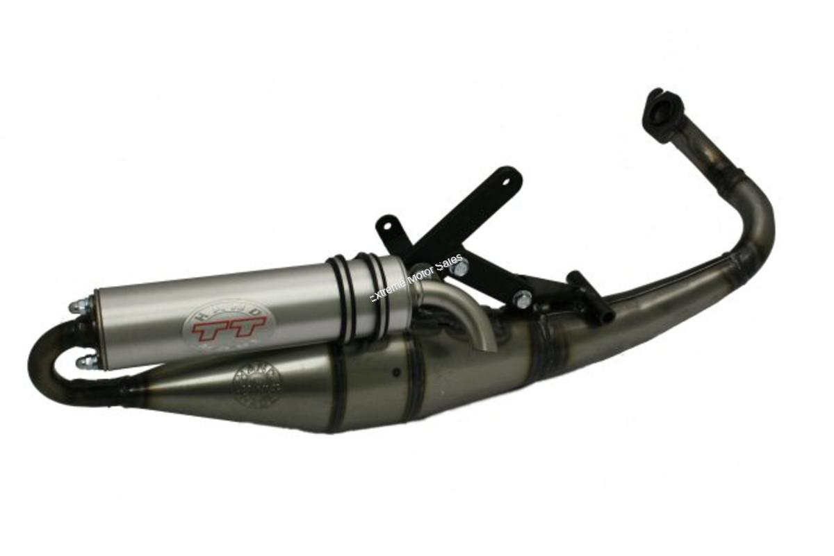 LeoVince Exhaust for Horizontal Kymco and Sym Air Cooled 2Stroke