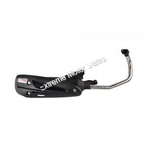 Scooterworks 0500-1071 QMB139 50cc 4-stroke Low Mount Performance Exhaust