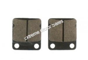Front disc brake pads for a wide variety of 50cc, 125cc, 150cc and 250cc scooters