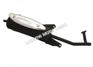 Complete Exhaust for QMB139 4 Stroke 50cc Scooters