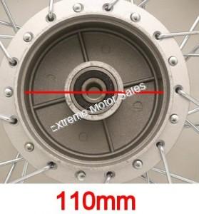 Dirt Bike 12 inch Rear Wheel Assembly Drum Brakes XR CRF