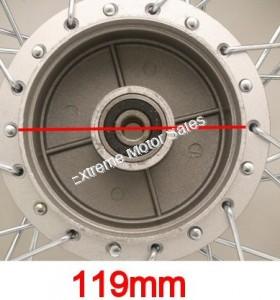 Dirt Bike 12 inch Rear Wheel Assembly Drum Brakes XR CRF