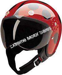 Extreme Motor Sales Inc Scooter Helmets Hci 15 Ladybug Scooter Helmet