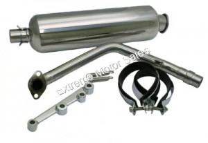 YMS V8 Stainless Steel Performance Exhaust for 150cc and 125cc GY6