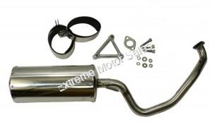 Universal Stainless Performance Exhaust For Bintelli Havoc GY6 Znen