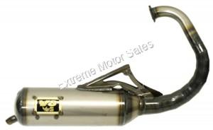 YMS V8 Round 29mm Performance Exhaust for Honda Dio-SR Kymco