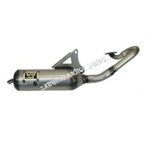 YMS V8 performance exhaust for Yamaha Jog 2 Stroke Scooter