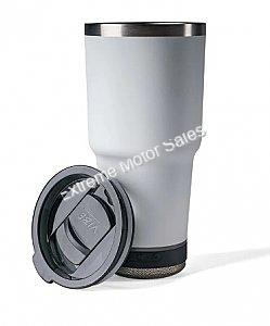 VIBE 28oz Speaker Tumbler Cup | White