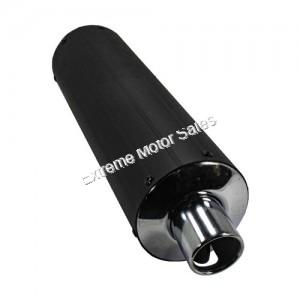Wolf V50 Black Muffler for QMB139 4 Stroke 50cc Scooters