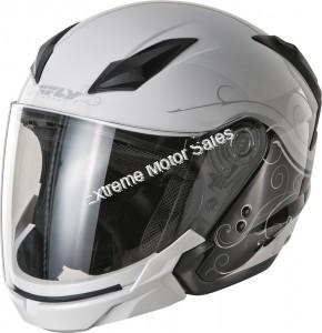 Fly Street Tourist Scooter Helmet DOT Motorcycle hybrid