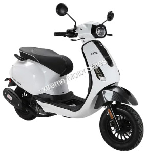 Italica Motors AGE 50cc Gas Scooter Moped with Retro Design - 1 Year Warranty
