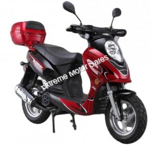 Challenger 150cc Scooter Gas Moped Pro Deluxe LED Light GY6