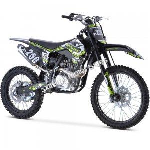 MotoTec X5 250cc 4-Stroke Gas Dirt Bike 5 Speed Manual Transmission