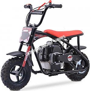 MotoTec Bandit 52cc 2-Stroke Kids Gas Mini Bike Retro Style