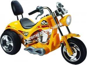 Extreme Mini Motos Hawk Ride-On 12V Power Wheels Toy Electric Chopper