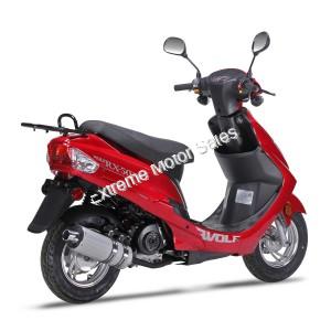 Wolf RX-50 50cc Gas Scooter Moped 49cc Street Legal 2 Year Warranty