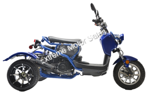 Boom Ryker 150cc Scooter Gas Trike 3 Wheel Moped Ruckus Copy