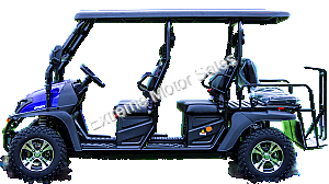 Trailmaster Taurus 80ED 72v Electric Golf Cart 6 Seat Limo
