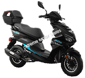 Italica Motors Ultra 50cc Gas Scooter Moped - 1 Year Warranty