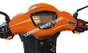Italica Motors AGE 50cc Gas Scooter Moped with Retro Design -1 Year Warranty