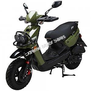 Amigo Warrior 150cc Gas Scooter Moped 4 Stroke USB CA Approved