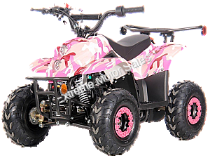 Banter DF110AVA 110cc Kids ATV Quad with Remote Kill Switch Pink Camo