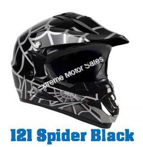 Extreme Camo Spiderman Matching Off Road Helmet Youth DOT