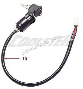 Coolster ATV-3150CXC 3150DX 3050B 3125A Ignition Key Switch