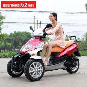 DF200TKA 200cc Reverse Trike Scooter 3 Wheel Moped