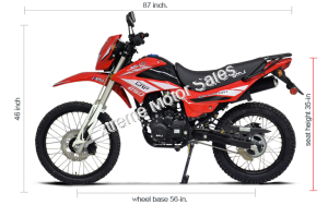 BMS Enduro 250cc CRP Dirt Bike Motorcycle Street Legal Dual Sport