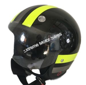 HCI HCI-15 Multi Stripe Scooter Helmet Street DOT